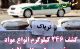 کشف ۲۴۶ کیلوگرم انواع مواد مخدر در شهرستان ملارد