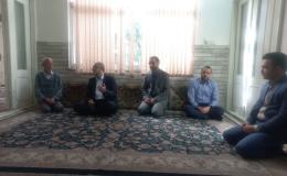 دیدار دبیر شورای هماهنگی مبارزه با موادمخدر استان با خانواده شهید مبارزه با موادمخدر