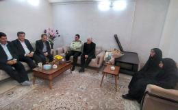 دیدار با خانواده شهید مبارزه با مواد مخدر در خراسان شمالی