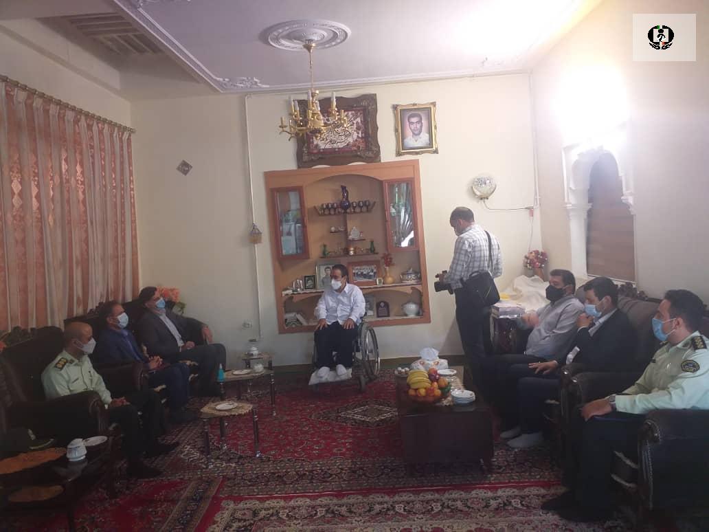 تجلیل از جانباز حوزه مبارزه با موادمخدر استان کرمانشاه