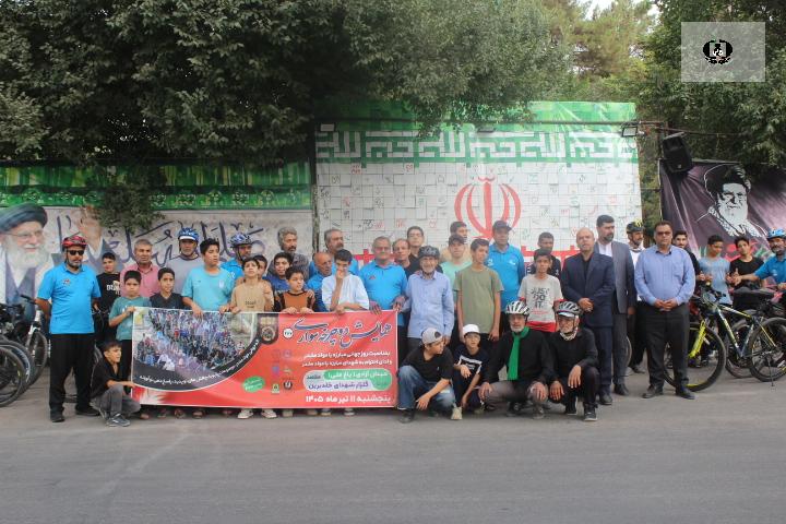 برگزاری همایش دوچرخه&zwnj;سواری و آیین غبارروبی مزار شهدای مبارزه با مواد مخدر در شهر یزد &nbsp;