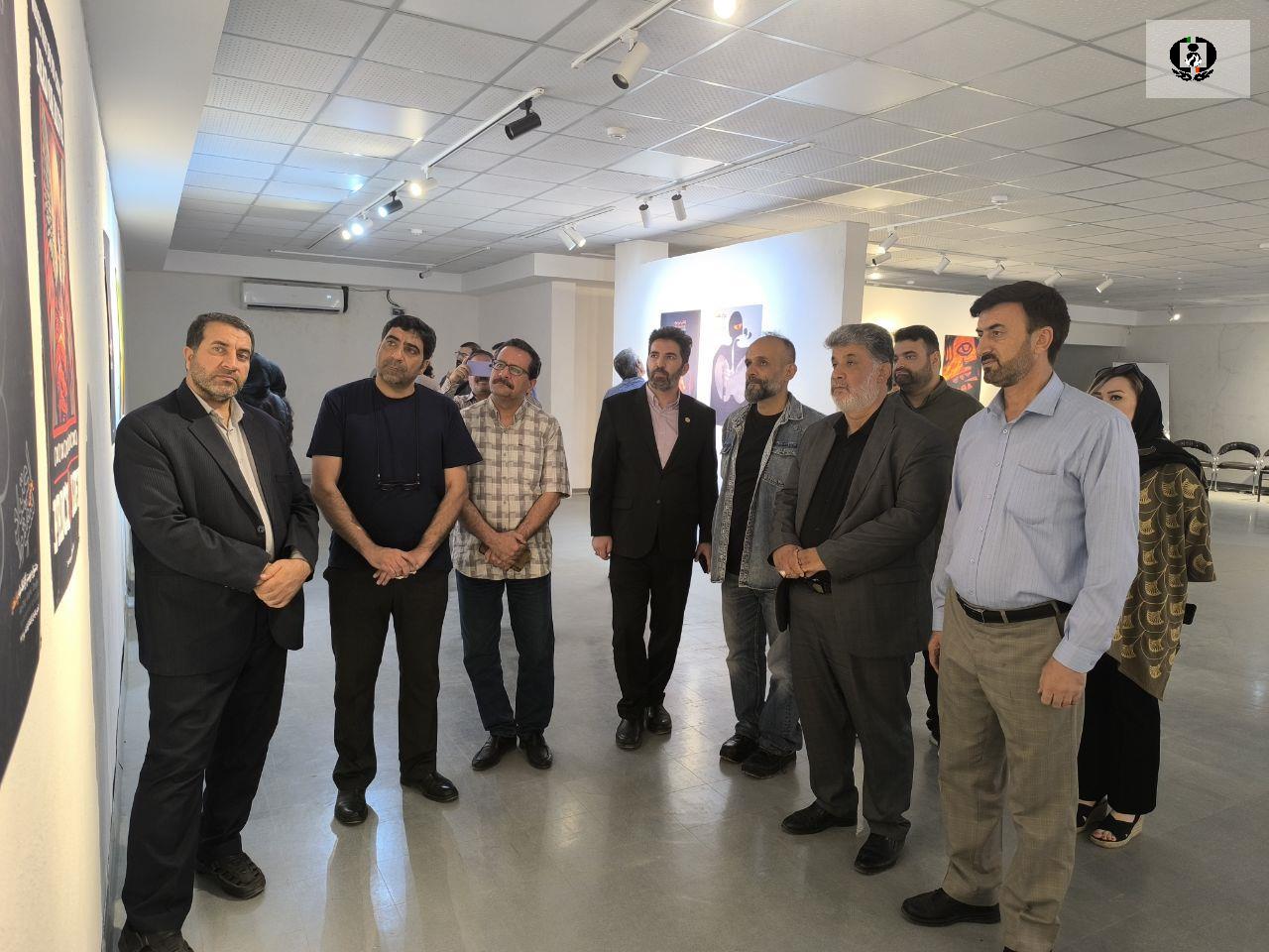 نمایشگاه گرافیک علیه مواد مخدر افتتاح شد