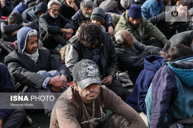 جمع&zwnj;آوری بیش از ۲۶۰۰ معتاد متجاهر در غرب تهران