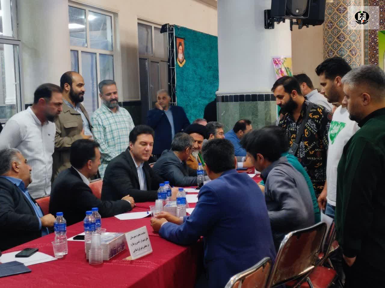 برپایی میز خدمت در شهرستان های غرب استان تهران با موضوع پیشگیری از اعتیاد