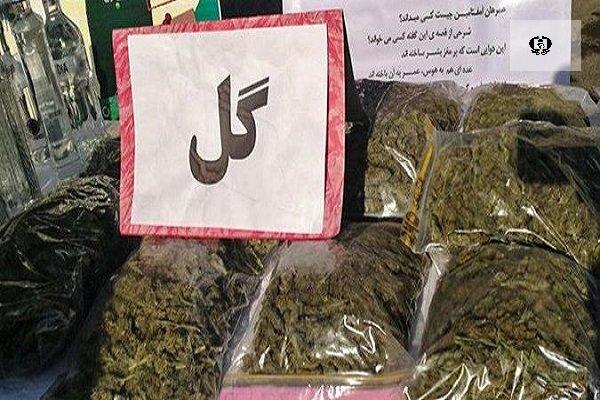 کشف 200 کیلوگرم گل در عملیات مشترک پلیس